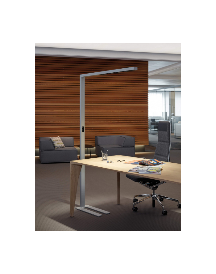 Maul Lampa stojąca LED z czujnikiem ruchu 8259295 srebrny 1 szt. MAULSIRIUS główny