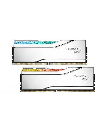 g.skill Pamięć PC - DDR5 64GB (2x32GB) Trident Z5 Royal RGB 6400MHz CL32 XMP3 Srebrna