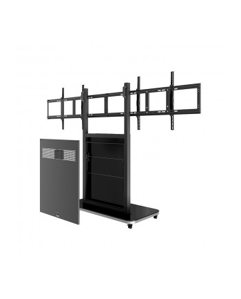 Hagor Pro-Tower L Dual Mobilny Stojak Podłogowy Z Podwójnym Mocowaniem Vesa (2878)