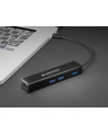 Conceptronics Conceptronic - hub - 3 ports USB hub - 3 - Czarny (DONN07B) - nr 3