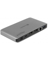 Delock Stacja/replikator Thunderbolt 3 docking station 8K gy - DUAL DisplayPort / USB / C / SD / LAN (87777) - nr 14