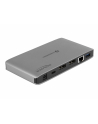 Delock Stacja/replikator Thunderbolt 3 docking station 8K gy - DUAL DisplayPort / USB / C / SD / LAN (87777) - nr 2