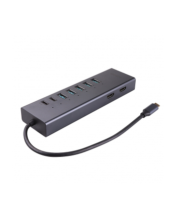 Lindy Stacja dokująca mini 43373 (LINDYUSBCLAPTOPMINIDOCKINGSTATION2) nr 1