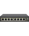 Levelone Ges 2108P Łącza Sieciowe Zarządzany L2 Gigabit Ethernet (10 100 1000) Obsługa Poe Czarny (GES2108P) - nr 17