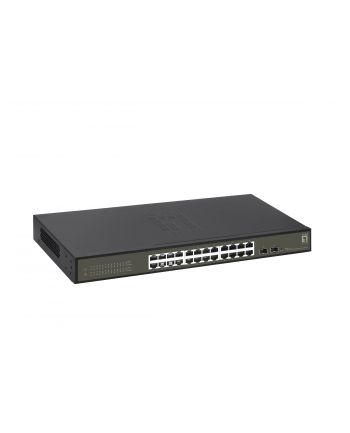 Levelone Ges 2126 Łącza Sieciowe Zarządzany L2 Gigabit Ethernet (10 100 1000) Czarny (GES2126)