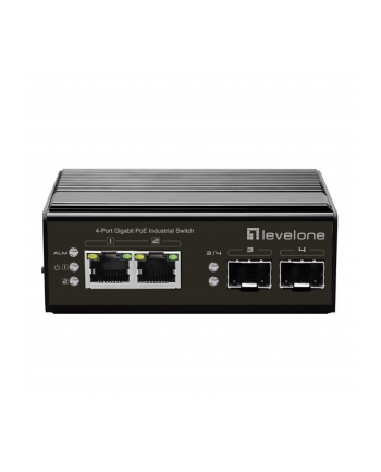 Levelone Igp 0432 Łącza Sieciowe Nie Zarządzany Gigabit Ethernet (10 100 1000) Obsługa Poe Czarny (IGP0432)