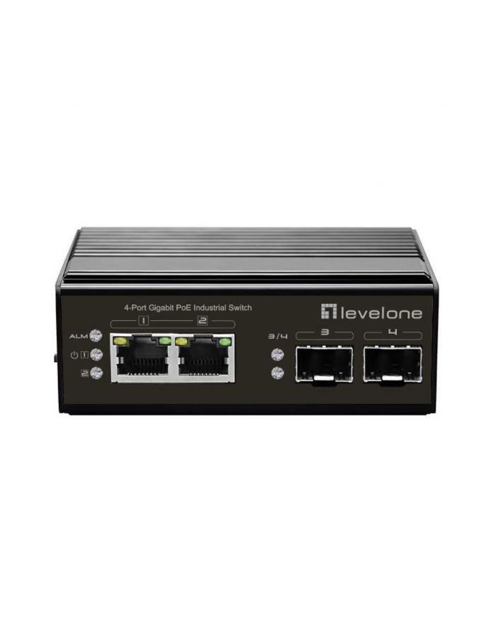 Levelone Igp 0432 Łącza Sieciowe Nie Zarządzany Gigabit Ethernet (10 100 1000) Obsługa Poe Czarny (IGP0432) główny