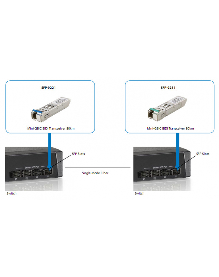 Levelone Sfp-9221 - Sfp (Mini-Gbic) Transceiver Module Gige (SFP9221) główny