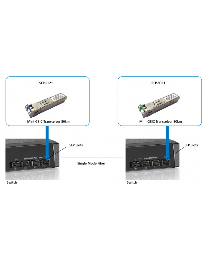 Levelone Sfp-9331 - Sfp (Mini-Gbic) Transceiver Module Gige (SFP9331) główny