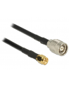 Delock 89512 Kabel Koncentryczny 75 M Rp-Tnc Sma Rg-58 C/U Czarny - (75 Złącze Męskie/Prawy) - nr 1