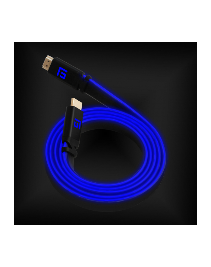 Floating Grip 1.5M High-Speed Led Hdmi Cable V2.1 - Blue główny