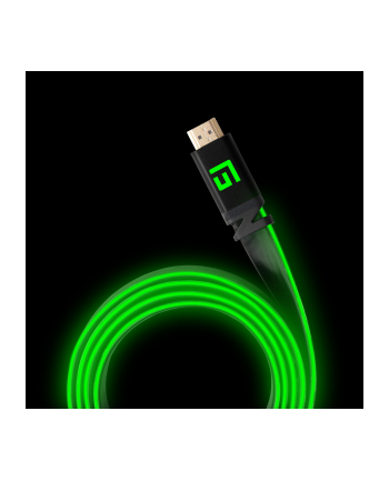 Floating Grip 1.5M High-Speed Led Hdmi Cable V2.1 - Green