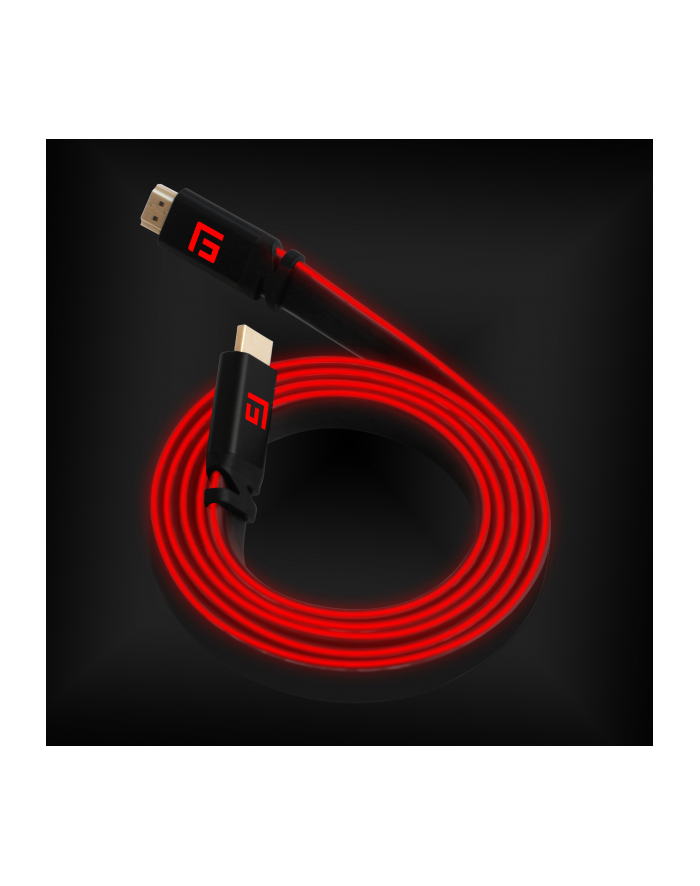 Floating Grip 1.5M High-Speed Led Hdmi Cable V2.1 - Red główny