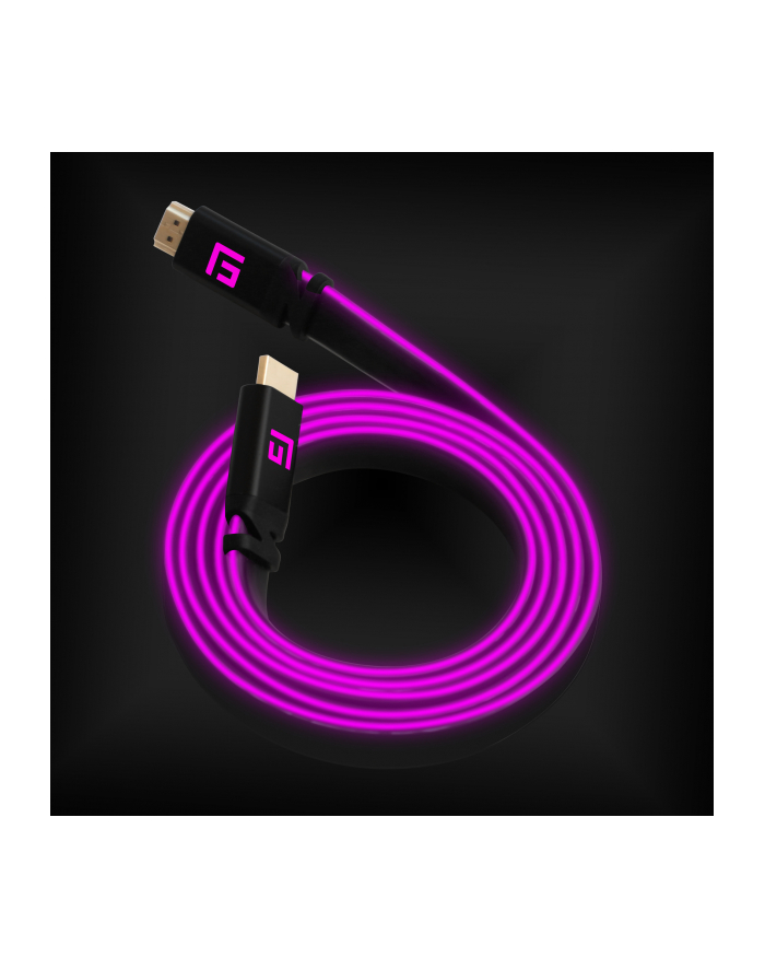 Floating Grip 3M High-Speed Led Hdmi Cable V2.1 - Pink główny