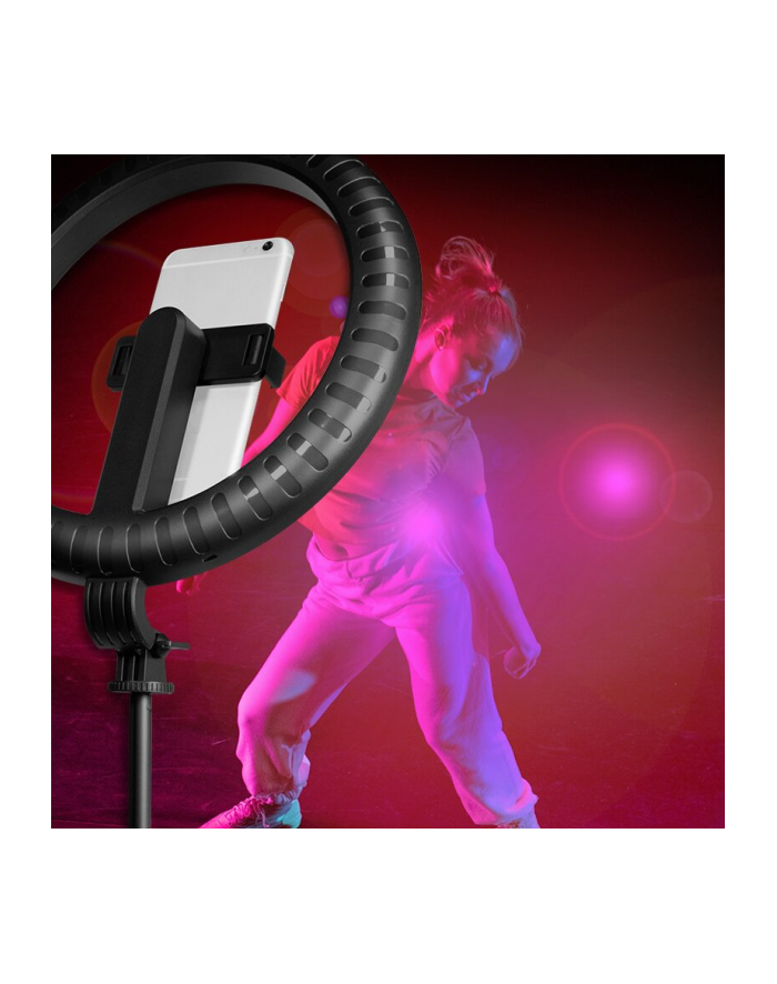 Logilink Selfie Stick Smartphone Ringlicht M.Selfie Stativ Dm 20Cm główny