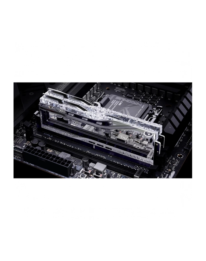 g.skill Pamięć PC - DDR5 64GB (2x32GB) Trident Z5 Royal RGB 6400MHz CL32 XMP3 Srebrna główny