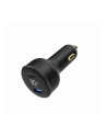 GEMBIRD Szybka ładowarka samochodowa 2x USB Type-C PD LCD 30 W czarna - nr 2