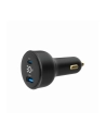 GEMBIRD Szybka ładowarka samochodowa 2x USB Type-C PD LCD 30 W czarna - nr 4