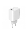 GEMBIRD 2-portowa uniwersalna ładowarka USB A+C 2.4 A kolor biały - nr 4
