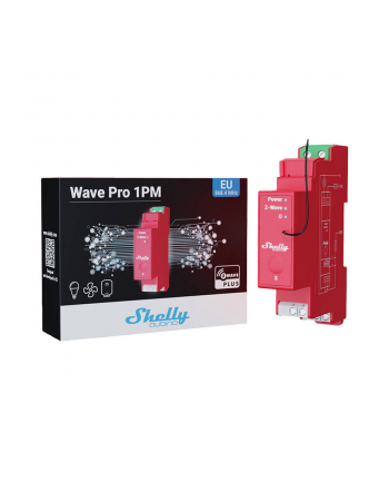 Shelly 1-Kanałowy Przekaźnik Na Szynę Din Z Pomiarem Energii Qubino Pro 1Pm 63546 nr 1