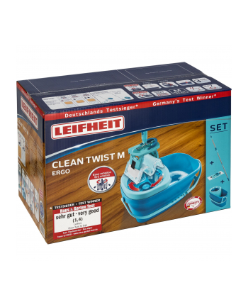 Leifheit Clean Twist M Ergo Mop Płaski Z Wiaderkiem (52120)