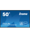 IIYAMA LH5041UHS-B2AG 50inch 3840x2160 UHD VA panel 500cd/m2 5000:1 Static Contrast 9.5ms Landscape or Portrait mode - nr 1