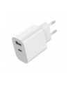 GEMBIRD 2-portowa uniwersalna ładowarka USB A+C 2.4 A kolor biały - nr 2