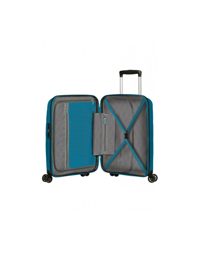 american tourister Walizka Bon Air Dlx 55/20 TSA seaport blue główny