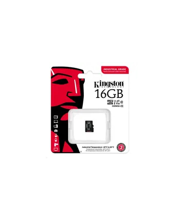 Kingston  Industrial microSD 16GB Class 10 UHS-I U3 (SDCIT216GBSP) nr 1