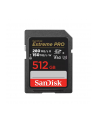 SANDISK SDSDXEP-512G-GN4IN KARTA SANDISK EXTREME PRO SDXC 512GB - 280/150 MB/s V60 UHS-II - nr 1