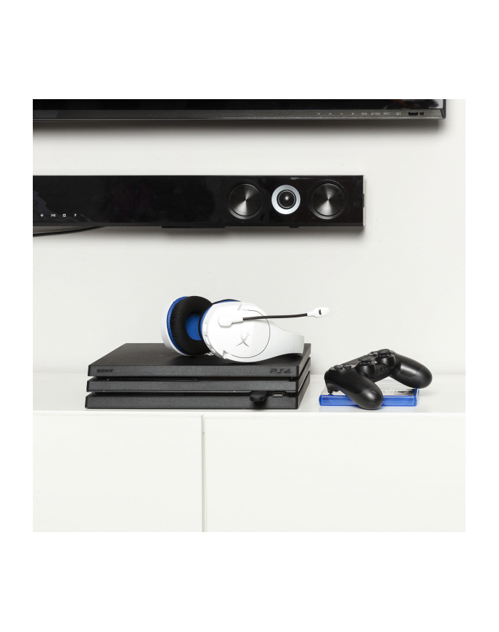 HyperX Cloud Stinger Core Wireless PlayStation Biało-Niebieski (4P5J1AA) główny