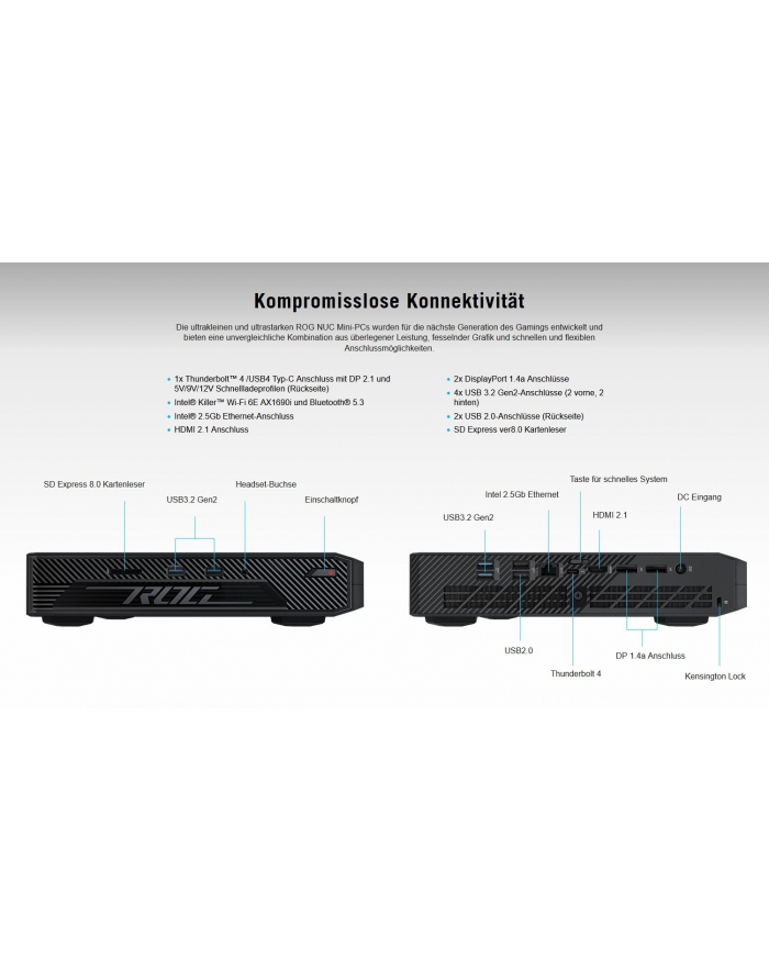 Asus Nuc 14 Rog  (90AS0051M00100) główny