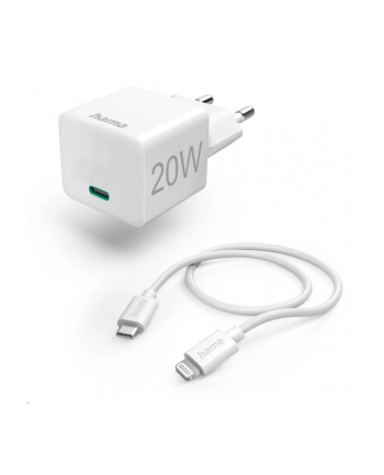 Hama Mini PD/Qualcomm 20W + USB-C - Lightning biała (201620) nr 2