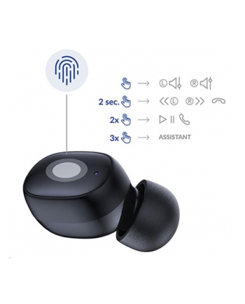 3MK FLOWBUDS SŁUCHAWKI BEZPRZEWODOWE BLUETOOTH CZARNY