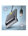 axagon Czytnik kart identyfikacyjnych CRE-SM3T USB, kabel 1,3m - nr 17