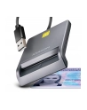 axagon Czytnik kart identyfikacyjnych CRE-SM3T USB, kabel 1,3m - nr 29