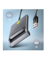 axagon Czytnik kart identyfikacyjnych CRE-SM3T USB, kabel 1,3m - nr 31