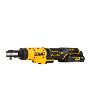 D-EWALT cordless ratchet DCF504L1G, 1/4, 12Volt, screwdriver (yellow/Kolor: CZARNY, XR Li-ion battery 3.0Ah)