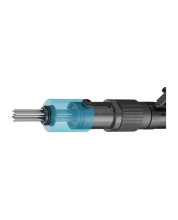 Hazet mini needle scaler 9035M-6, pneumatic scaler (Kolor: CZARNY/blue)