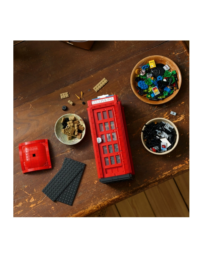LEGO 21347 Ideas Red London Telephone Box, construction toy główny