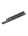 Wera 9607 Nut magnetic strip B Impaktor 1 socket wrench set 3/8 (Kolor: CZARNY/green, 10 pieces, for impact wrenches) - nr 7