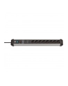 Brennenstuhl Premium-Pczerwonyect-Line 8-way power strip (Kolor: CZARNY/aluminium, 3 metres, 60,000A surge pczerwonyection) - nr 1