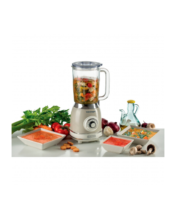 Ariete Vintage glass mug, blender (cream)
