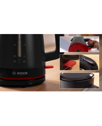 Bosch kettle MyMoment TWK3M123 (Kolor: CZARNY, 2,400 watts, 1.7 liters)