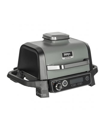 Nutri Ninja Electric Grill ' Smoker Woodfire OG701(wersja europejska) (Kolor: CZARNY/grey, 2,400 watts)