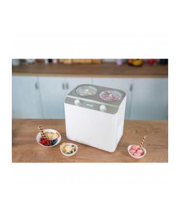 Unold ice cream maker Doppio bianco (Kolor: BIAŁY, 2x 1.2 liters)