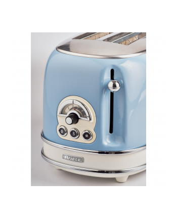 Ariete Vintage Toaster 155 (light blue, 810 watts, for 2 slices of toast)