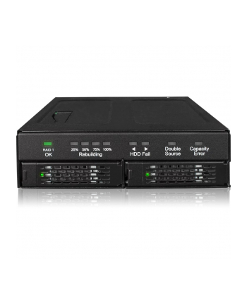 Icy Dock MB902SPR-B R1, drive enclosure (Kolor: CZARNY)