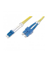digitus Patch cord światłowodowy FO LC/SC, duplex, SM 9/125, OS2, LSOH, 5m, żółty - nr 6