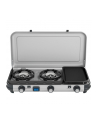 Campingaz Camping Kitchen 2 Multi Cook, gas cooker (grey, 2 hobs 2x 1.8 kW + grill plate 0.9 kW) - nr 4